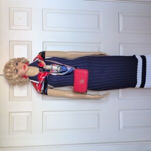 MITILLY  Polo V Neck Sleeveless Maxi Dress